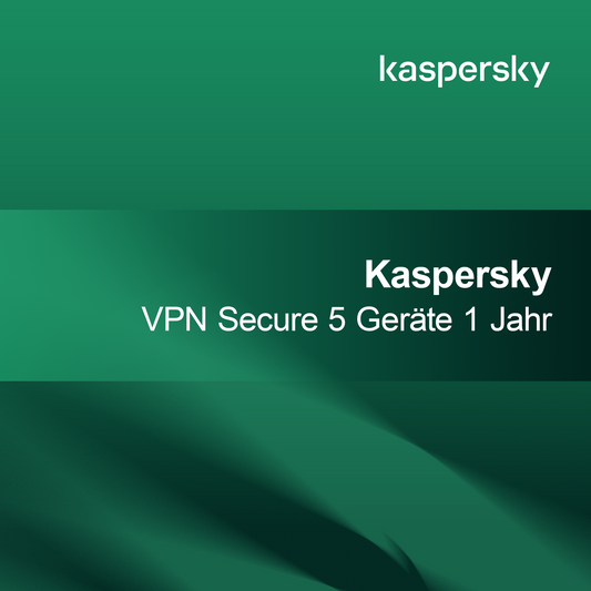 Kaspersky VPN Seguro 5 Dispositivos 1 Ano