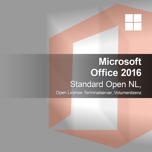 Microsoft Office 2016 Standard Open NL, Open License Terminalserver, Volymlicens