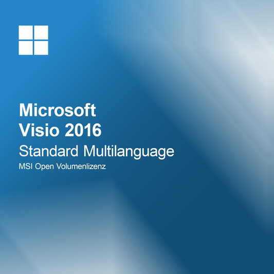 Microsoft Visio 2016 Standard Multijazyčný MSI Otevřená objemová licence