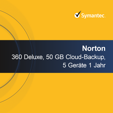 Norton 360 Deluxe, 50 GB kopii zapasowej w chmurze, 5 urządzeń 1 rok