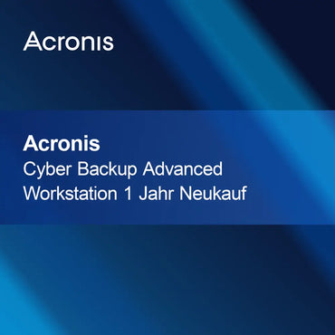 Acronis Cyber Backup Postazione di Lavoro Avanzata