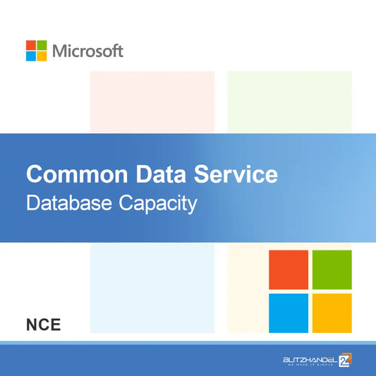 Капацитет на база данни на Common Data Service (NCE)