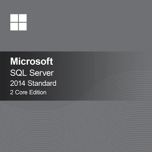 Microsoft SQL Server 2014 Standard - 2 ytimen versio