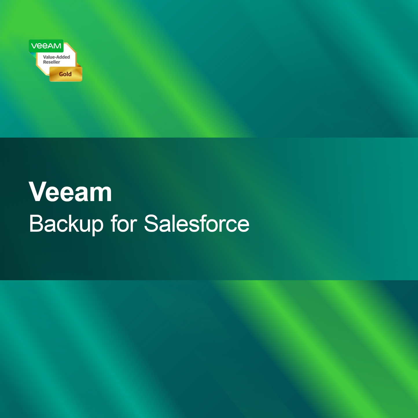 Veeam Salesforce için Yedekleme