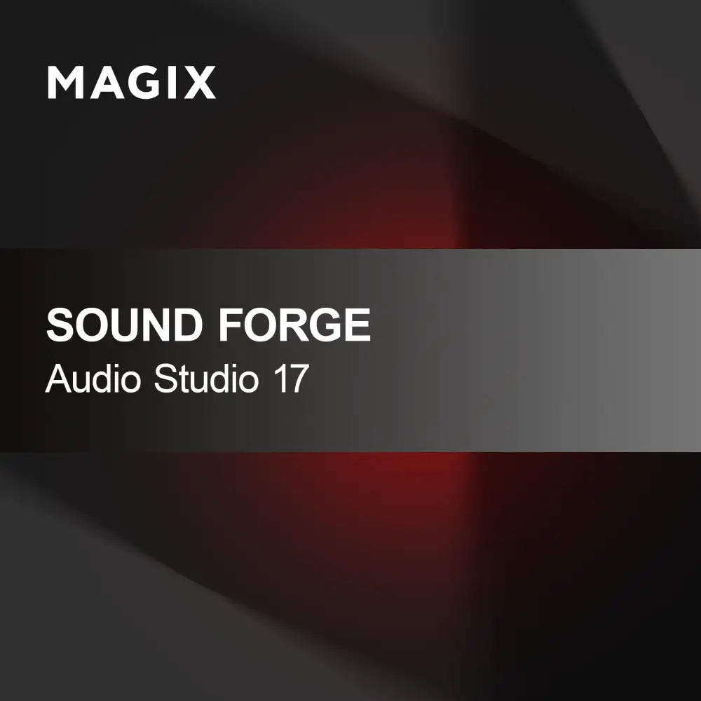 SOUND FORGE Estúdio de Áudio 17